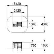 План-схема: 006174 - Детский спортивный комплекс