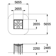 План-схема: 006313 - Детский спортивный комплекс