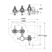 План-схема: 005320 - Детский игровой комплекс «Тюльпаны»