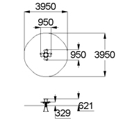 План-схема: 004187 - Качалка на пружине «Клевер»