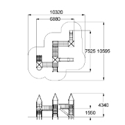 План-схема: 005307 - Детский игровой комплекс
