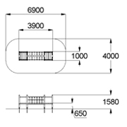 План-схема: 006317 - Детский спортивный комплекс «Мостики»