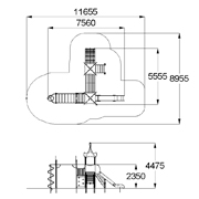 План-схема: 005416 - Детский игровой комплекс