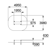 План-схема: 006444 - Скамья для пресса