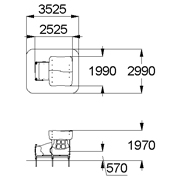 План-схема: 004329 - Домик-беседка