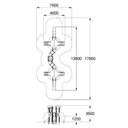 План-схема: 005445 - Детский игровой комплекс