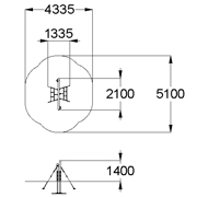 План-схема: 006386 - Детский спортивный комплекс