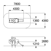 План-схема: 004418 - Детский игровой комплекс «Наутилус»