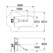 План-схема: 005487 - Детский игровой комплекс «Ларикс»