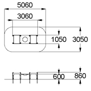 План-схема: 004245 - Стол-песочница