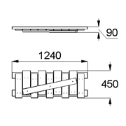 План-схема: 002563 - Декоративное ограждение «Ларикс»