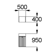План-схема: 001331 - Урна металлическая откидная