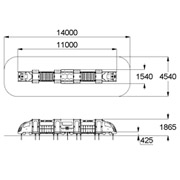 План-схема: 004415 - Детский игровой комплекс «КСИЛ-ЭКСПРЕСС»