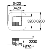 План-схема: 004359 - Песочный дворик «Ларикс»