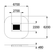План-схема: 007304 - Батут уличный