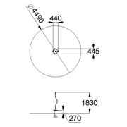 План-схема: 004196 - Детский игровой элемент «Колосок»