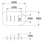 План-схема: 007903 - Разрушенная лестница