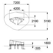 План-схема: 006389 - Детский спортивный комплекс