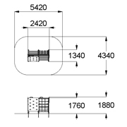 План-схема: 006175 - Детский спортивный комплекс