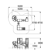 План-схема: 005465 - Детский игровой комплекс