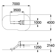 План-схема: 004221 - Горка на склоне