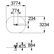 План-схема: 004182 - Качалка на пружине «Зайчик»