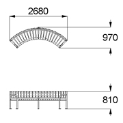 План-схема: 002215 - Диван садово-парковый