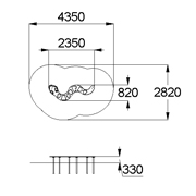 План-схема: 006199 - Дорожка «Змейка»