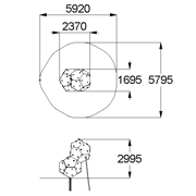 План-схема: 006329 - Детский спортивный комплекс «Додекаэдры»
