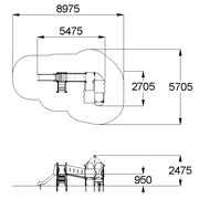 План-схема: 005104 - Детский игровой комплекс