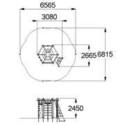 План-схема: 006308 - Детский спортивный комплекс