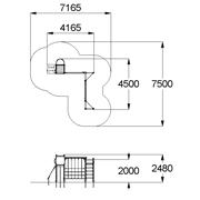 План-схема: 006302 - Детский спортивный комплекс