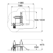 План-схема: 005447 - Детский игровой комплекс