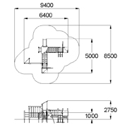 План-схема: 005136 - Детский игровой комплекс