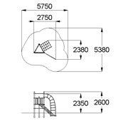 План-схема: 006408 - Детский спортивный комплекс «Каскад»