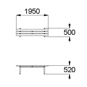 План-схема: 002202 - Скамья садово-парковая