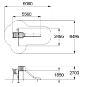 План-схема: 005491 - Детский игровой комплекс «Ларикс»