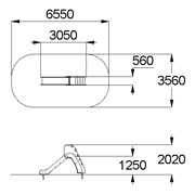 План-схема: 004211 - Горка Н пл.=1,2 м