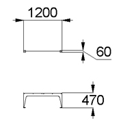 План-схема: 002297 - Модуль «Ножка сдвоенная»