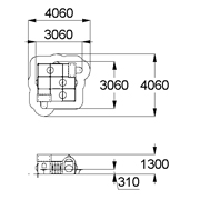 План-схема: 004399 - Домик - лабиринт 9 секций
