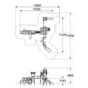 План-схема: 005371 - Детский игровой комплекс