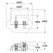 План-схема: 005485 - Детский игровой комплекс «Ларикс»