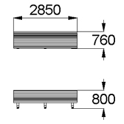 План-схема: 002301 - Диван на чугунных ножках