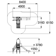 План-схема: 005301 - Детский игровой комплекс