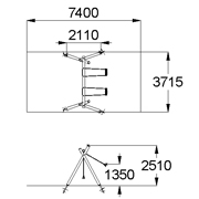 План-схема: 004149 - Качели