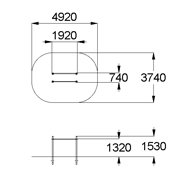 План-схема: 006442 - Брусья классические