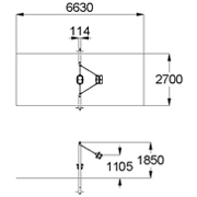План-схема: 004148 - Качели