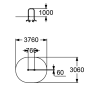 План-схема: 002582 - Изгиб переговорной трубы