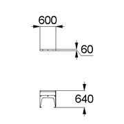 План-схема: 002298 - Модуль «Ножка с подлокотником»