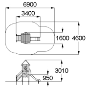 План-схема: 005388 - Детский игровой комплекс